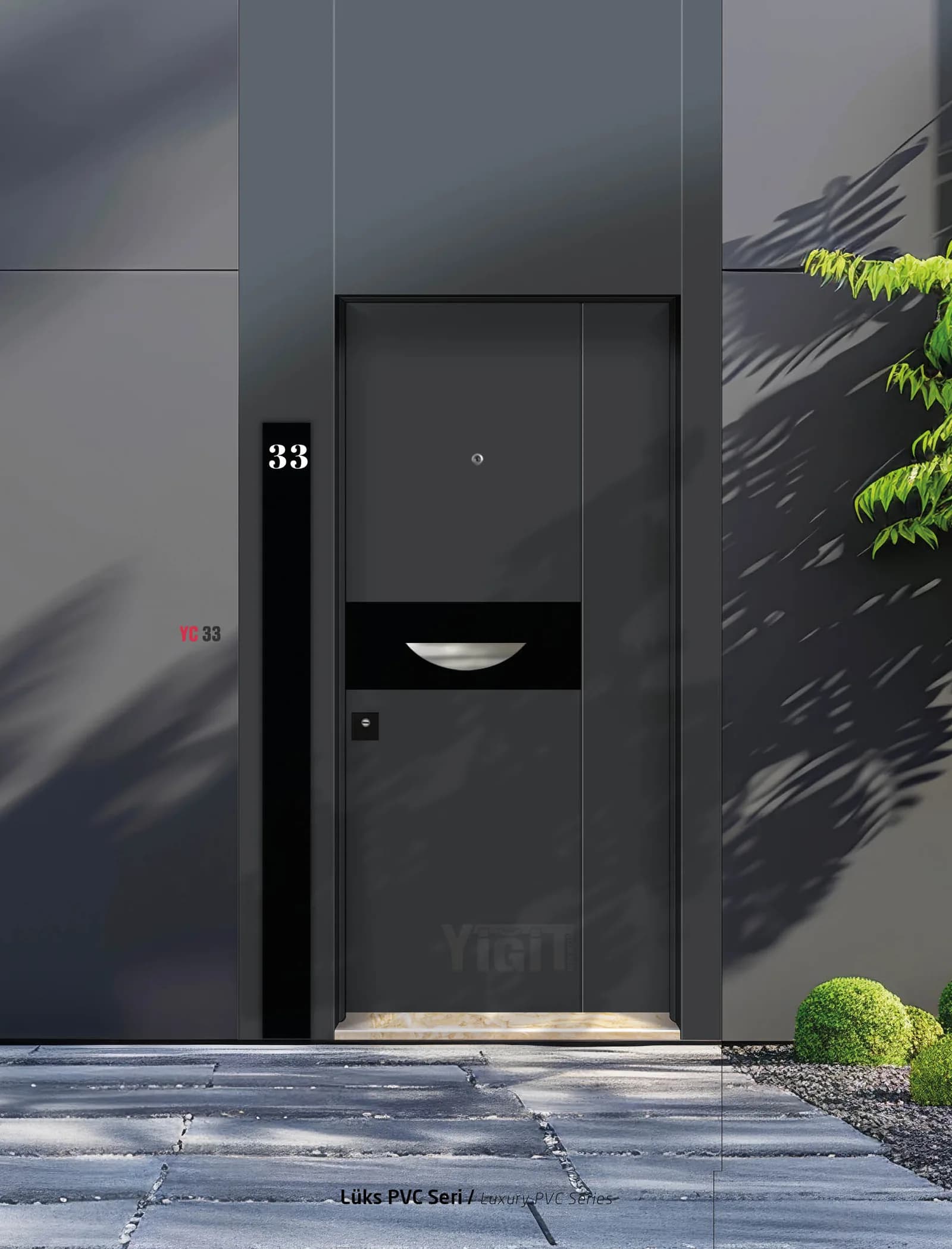YC 33 Çelik Kapı - Lüks PVC Seri | Uzman Çelik Kapı Isparta