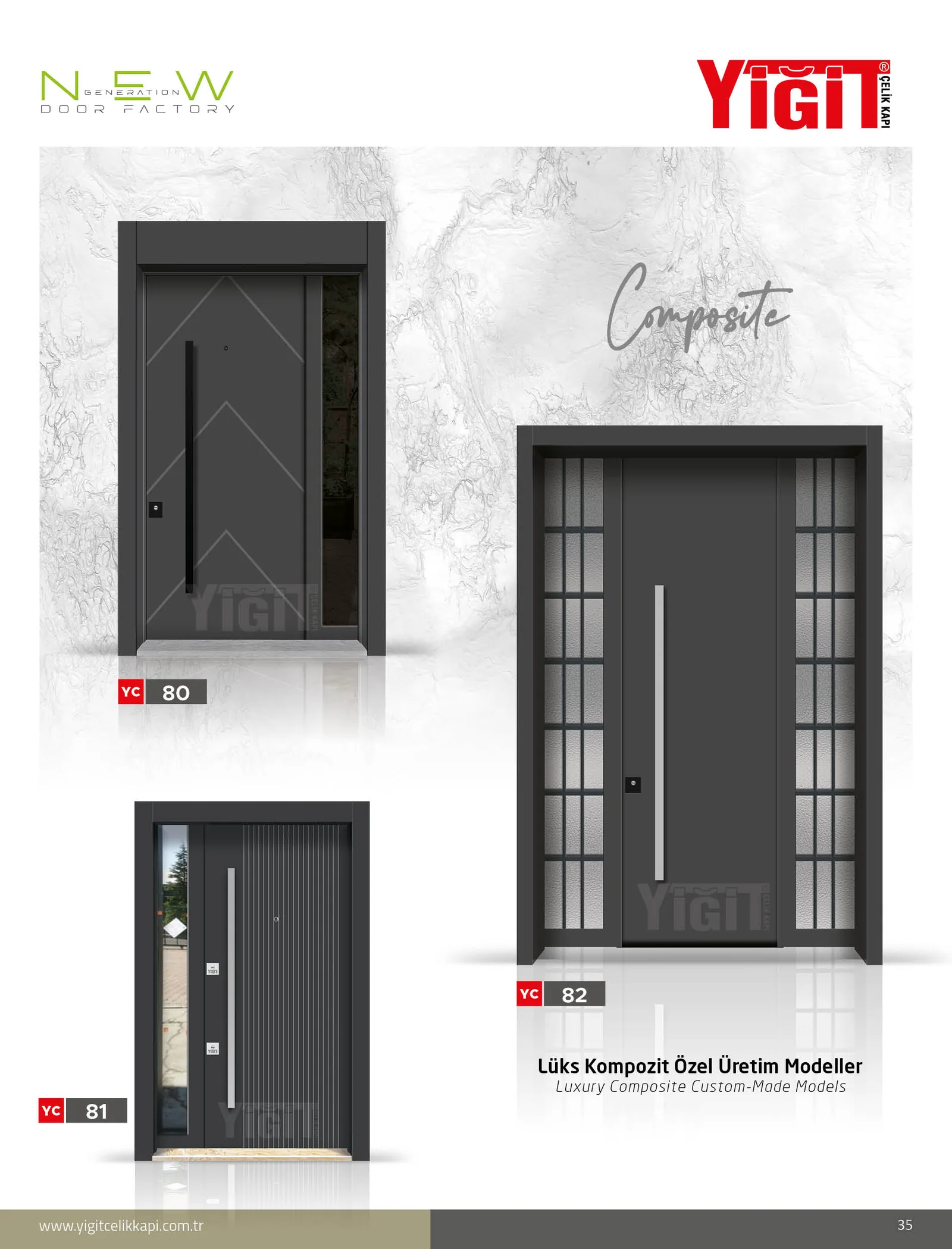 YC 80 Çelik Kapı - Uzman Çelik Kapı Isparta