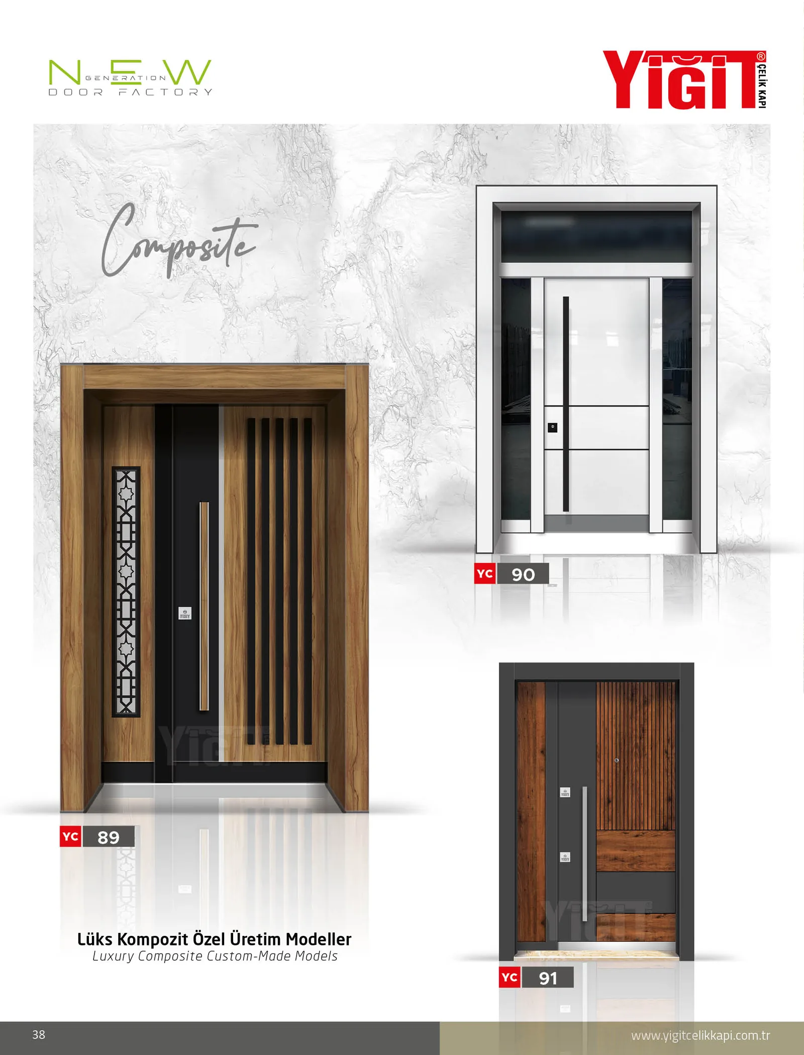 YC 86 Villa Kapısı - Uzman Çelik Kapı Isparta