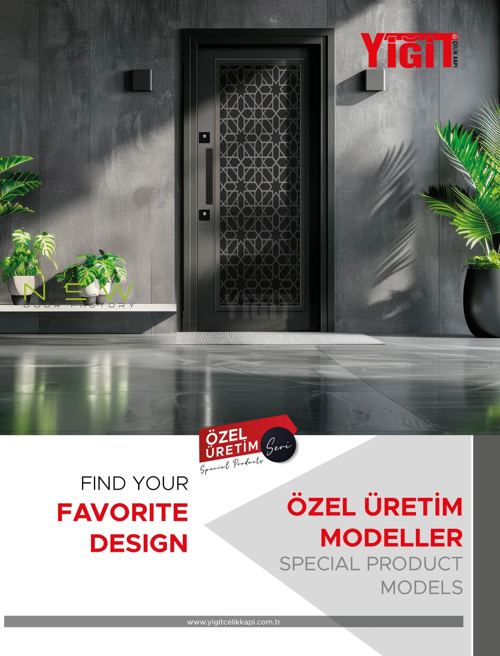 YC 170 Villa Kapısı - Uzman Çelik Kapı Isparta