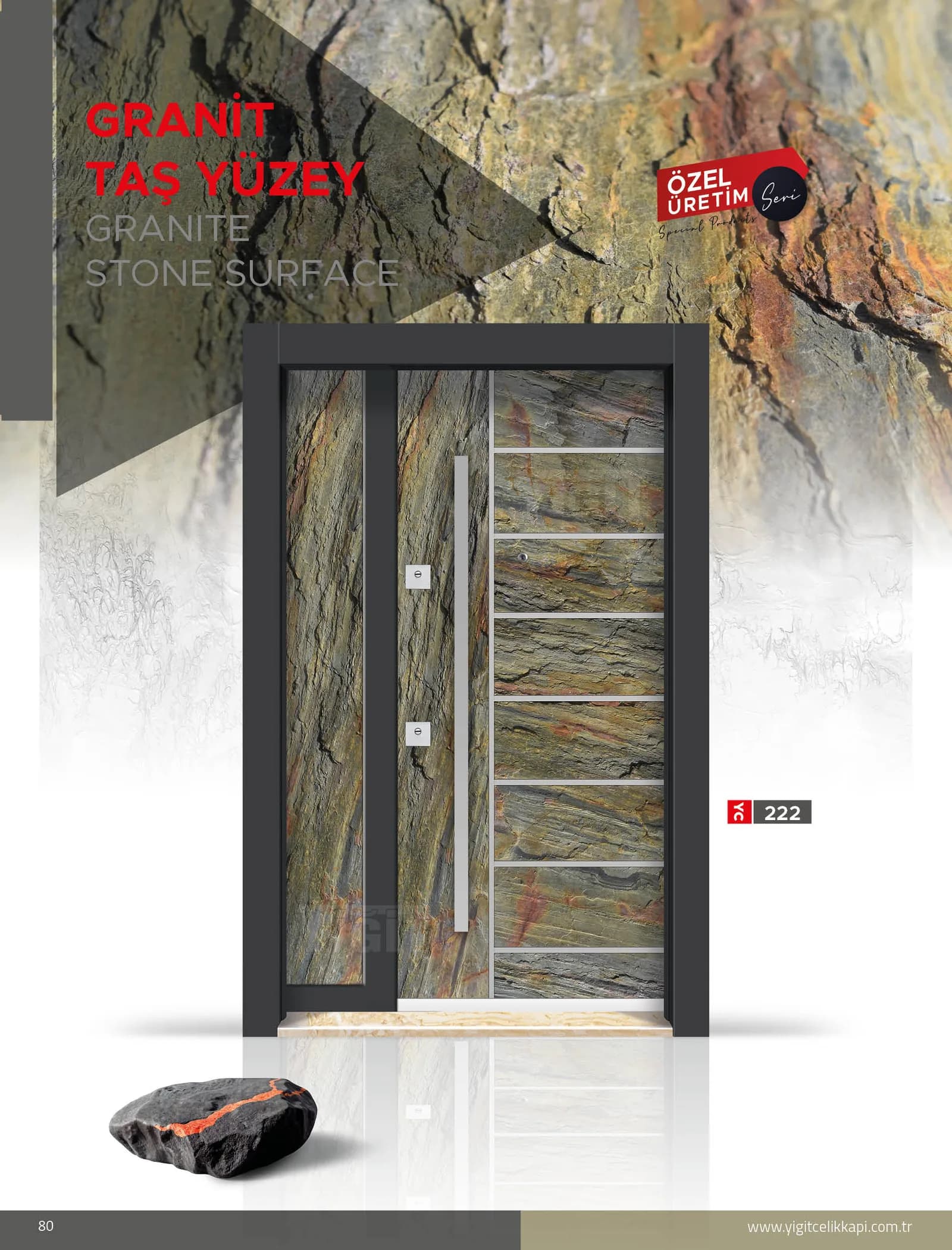 222 Villa Kapısı - Uzman Çelik Kapı Isparta