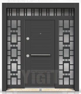 YC 204 Villa Kapısı - Uzman Çelik Kapı Isparta