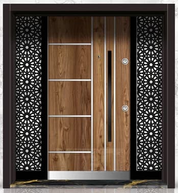 YC 208 Villa Kapısı - Uzman Çelik Kapı Isparta
