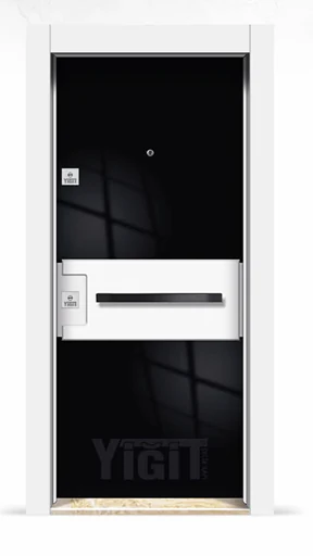 YC 23 Villa Kapısı - Lüks Kabartma PVC Seri | Uzman Çelik Kapı Isparta