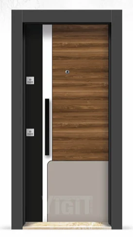 YC 48 Apartman Kapısı - Elit Laminoks Seri | Uzman Çelik Kapı Isparta