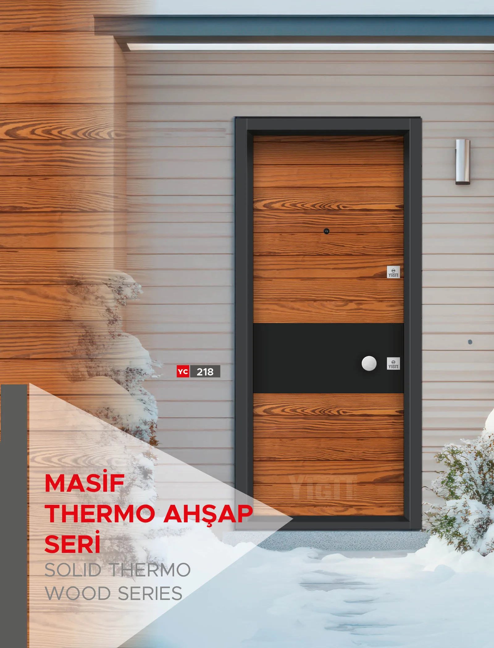 YC 218 Villa Kapısı - Uzman Çelik Kapı Isparta